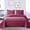Burgundy, variant on Beartech Solid Color Quilt Set Queen/Full Size Turquoise Bedspread Coverlet Microfiber Bedding Lightweight Reversible Set,Soft Bedding for All Seasons