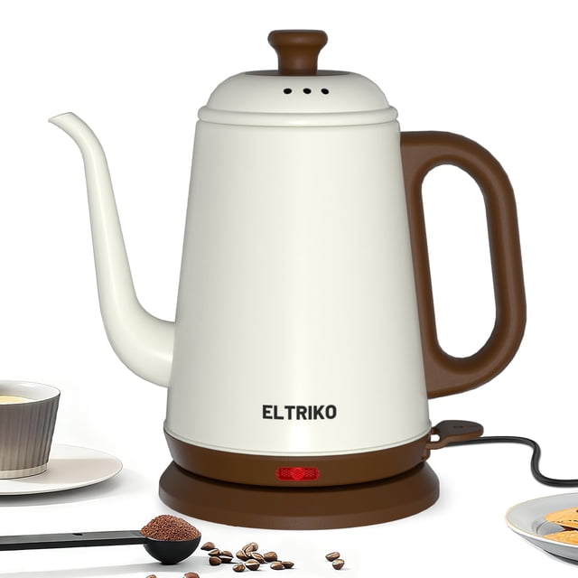 Hervidor eléctrico ELTRIKO Gooseneck 1L 1000W Acero inoxidable
