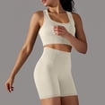 thumbnail image 1 of Mode Décontractée Printemps Été Sans Manches Col Rond Blouses Chemises Ensembles, 1 of 1