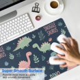 thumbnail image 4 of Long Mouse Pads for Desk,Dark Blue Girl Themed Dinosaurs Pattern Desk Mats on Top Of Desks, Desk Mouse Pad Extra Large with 3mm Non-Slip Base and Stitched Edge for Gaming,Office,Work,Home 35.4"x15.7", 4 of 6
