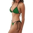 thumbnail image 2 of Rateoe St Patrick's day Print Women’s Bikini Swimsuits, Adjustable Bikini Set,Two-Piece Swimwear Removable Padding Bikini, 2 of 5