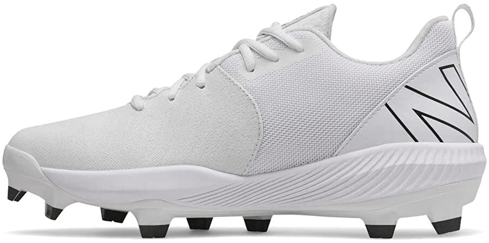 Molded Baseball Cleats White 