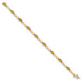thumbnail image 2 of Primal Gold 10 Karat Yellow Gold Citrine Diamond Bracelet, 2 of 5