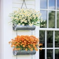 thumbnail image 6 of Viworld 6 Bundles Outdoor Artificial Daisies Fake Flowers UV Resistant Shrubs, Faux Plastic Greenery for Indoor Outside Hanging Plants Garden Porch Window Box Wedding Farmhouse Decor (Mix Color), 6 of 7