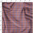 thumbnail image 3 of Soimoi Blue Poly Georgette Fabric Gingham Check Decor Fabric Printed Yard 42 Inch Wide, 3 of 5