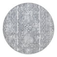 thumbnail image 3 of Unique Loom Portland Collection Area Rug - Depoe (3' 3" Round Gray/Ivory), 3 of 9