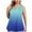 Sky Blue1, variant on Kovlvoll Plus Size Tank Tops for Women Tie-Dye V Neck Sleeveless T-Shirts Summer Casual Oversize Basic Tees Tanks