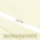 thumbnail image 4 of Juego de 2 Fundas de Almohada uxcell Microfibra con Cremallera Beige 51x66cm, 4 of 6