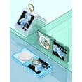 thumbnail image 6 of Clear Case for Galaxy Z Flip 5 with Magnet and Ring, Transparent Kickstand Case for Samsung Galaxy Z Flip 5 for Man and Woman, Shockproof Phone Case with Hinge Protector for Z Flip 5, 6 of 14