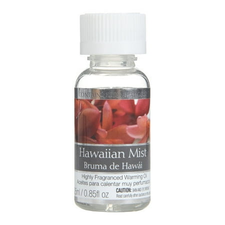 Hosley's Set of 6, 25ml Hawaiian Mist Fragranced Warming Oil