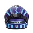 thumbnail image 2 of Casco Para Moto Edge Abatible Purpura Doble Certificación L, 2 of 3