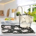 thumbnail image 5 of Summer Floral Lemon Kitchen Drying Mats for Dishes Kitchen Draining Mat Absorbent Dish Drying Pad for Kitchen Counter 18 x 24 Inch, 5 of 6