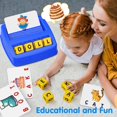 thumbnail image 4 of Educational Toys for 3-5 Year Old Boy Girl Gifts, Matching Letter Learning Games Activities, Ideal Christmas Birthday Gift for Toddler Kids Age 3 4 5 6 7 Year Olds Boys Girls, 4 of 13