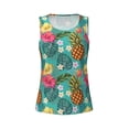thumbnail image 6 of Sigee Pineapple for Women's Workout Tank Top,Running Tank Tops,Sleeveless Gym ClothesSmall, 6 of 8