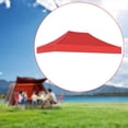 thumbnail image 1 of Cover Tarp Rainproof Replacement Waterproof Oxford Cloth Canopy Tent Top, Gazebo Cover Red, 1 of 10