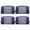 🔥 4PC Navy_New, variant on Dianli Extra Large Horizontal Storage Bag 60x40x35 Foldable Closet Organizer Bins Durable Fabric Clothes Storage Containers with Handles for Blankets Comforters Bedding