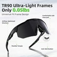 thumbnail image 5 of Polarized Sports Sunglasses for Men and Women, Big Frame TR90 Flexible Frame with UV Protection for Cycling, Running and Hiking, 5 of 6