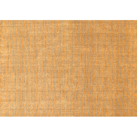Ahgly Company Indoor Rectangle Solid Orange Modern Area Rugs, 2' x 5'