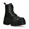 thumbnail image 3 of New Rock WALL083C-S5 Unisex Black Leather Gothic Boots, 3 of 8