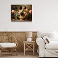 thumbnail image 3 of Stupell Industries French Country Black Tulips & Peach Bouquet White Framed Giclee Art, 20 x 16, by Franklyn Gregory, 3 of 8