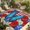 Blue, Red, White, variant on Indoor Outdoor Area Rugs,Blue Butterfly White Red Flower Washable Patio Rug Non-slip Quick Dry Camping Rugs,Independence Day USA Flag Floor Carpet for Porch Deck Backyard RV Decor,4x6ft