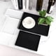 thumbnail image 5 of Uxcell 4" x 8" Bandeja Mini Negra Plástica Rectangular de Madera 2Pack, 5 of 6