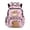 Pink Coffee Capybara, variant on Jeiento Kids School Backpack 17 Inch Large Capacity Lightweight Water-Resistant Polyester Bookbag for 6-14 Year Old Boys Girls, Sport Dachshund School Daypack