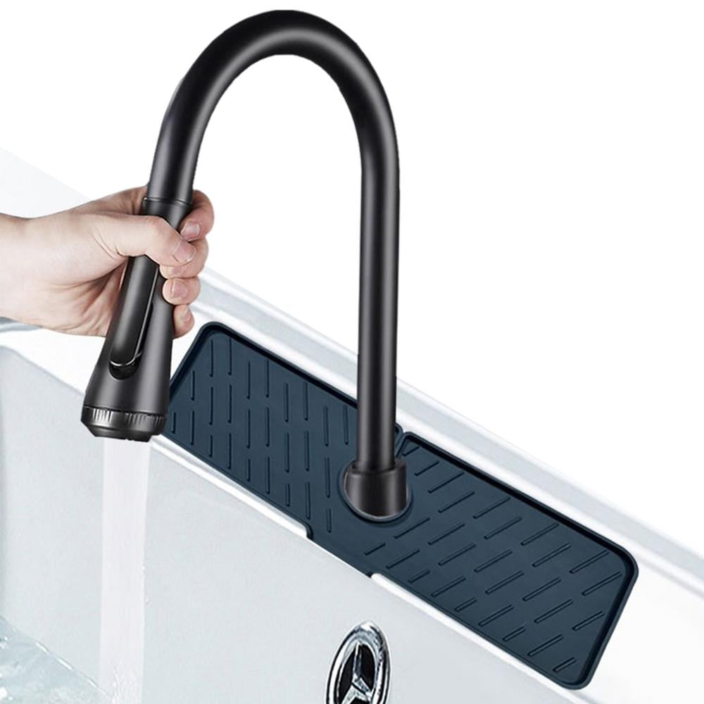 Julam Silicone Splash Guard for Sink Faucet Self Draining Faucet Splash