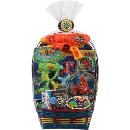 WonderTreats Blue Flying Toys Easter Basket