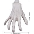 thumbnail image 4 of 1 Pair Halloween Skeleton Hands Realistic Plastic Skeleton Zombie Hands for Halloween Terror Scary Props Decorations, 4 of 6