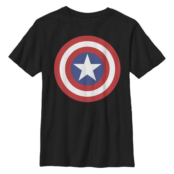 Boy's Marvel Captain America Bold Shield Graphic T-Shirt