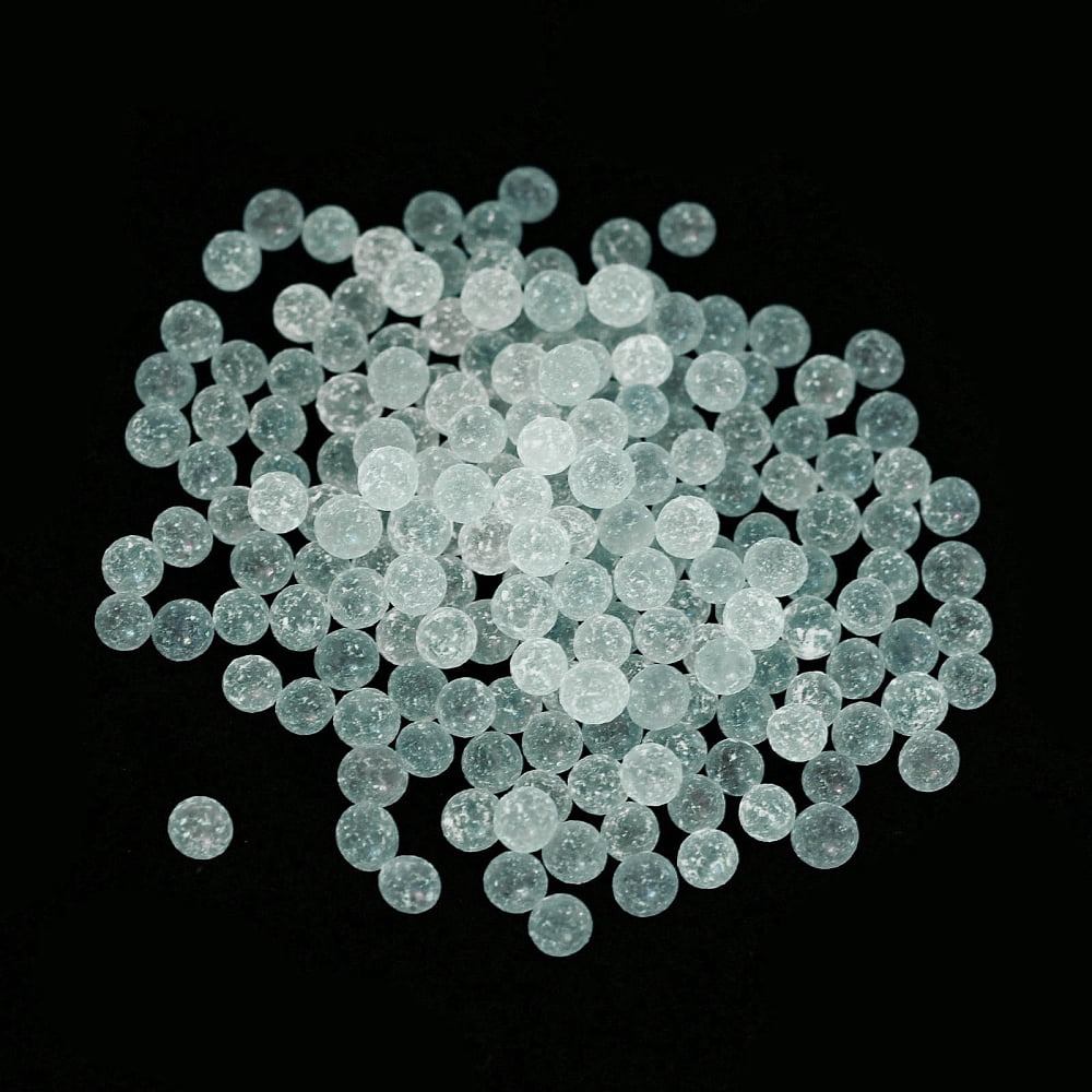 Luminous Glow in the Dark Transparent Glass Round Beads No Hole/Undrilled Beige 5mm about 2800Pcs/bag