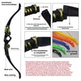 thumbnail image 4 of Plastic Archery Set with Suction Cup Arrows, 8m Draw Range, Fun Outdoor Target Practice Toy, 4 of 8