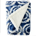 thumbnail image 2 of (2 pack) Parent's Choice Plush Blue Tie Dye Blanket with Faux Sherpa Lining for Toddler, 30" x 40", 2 of 9