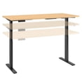 thumbnail image 2 of Move 60 Series Bureau Réglable 60W x 30D en Érable Naturel - Bois Manufacturé, 2 of 6