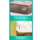 thumbnail image 3 of Almohada de baño para Bebé Jadeshay soporte suave para bañera de Bebé, 3 of 14