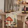 thumbnail image 2 of Table Runners 72 Inches Long Dress Scarves, Spring Mushrooms Farmhouse Kitchen/Dining Table Runner, Coffee Tablerunners, Farmhouse Pastoral Botanical Rustic 14x72 Inch, 2 of 9