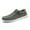 Grey, variant on Big Size Men's Casual Low Top Canvas Shoes Male Loafers Sneakers Slip On Breathable Flats Boat Shoes Driving Shoes Moccasins Casual Walking Shoes