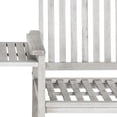thumbnail image 6 of Safavieh Brea Indoor/Outdoor Modern Twin Seat Bench, 6 of 6