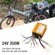 thumbnail image 4 of Controlador Cepillado Para Bicicleta Eléctrica, Controlador De Motor De Bicicleta Eléctrica Dorado 24V 350W Prevención De Polaridad Inversa Para Reemplazo, 4 of 7