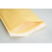 SKILCRAFT NSN1179869, Sealed Air Jiffylite Bubble Mailers, 100 Per Pack, Kraft