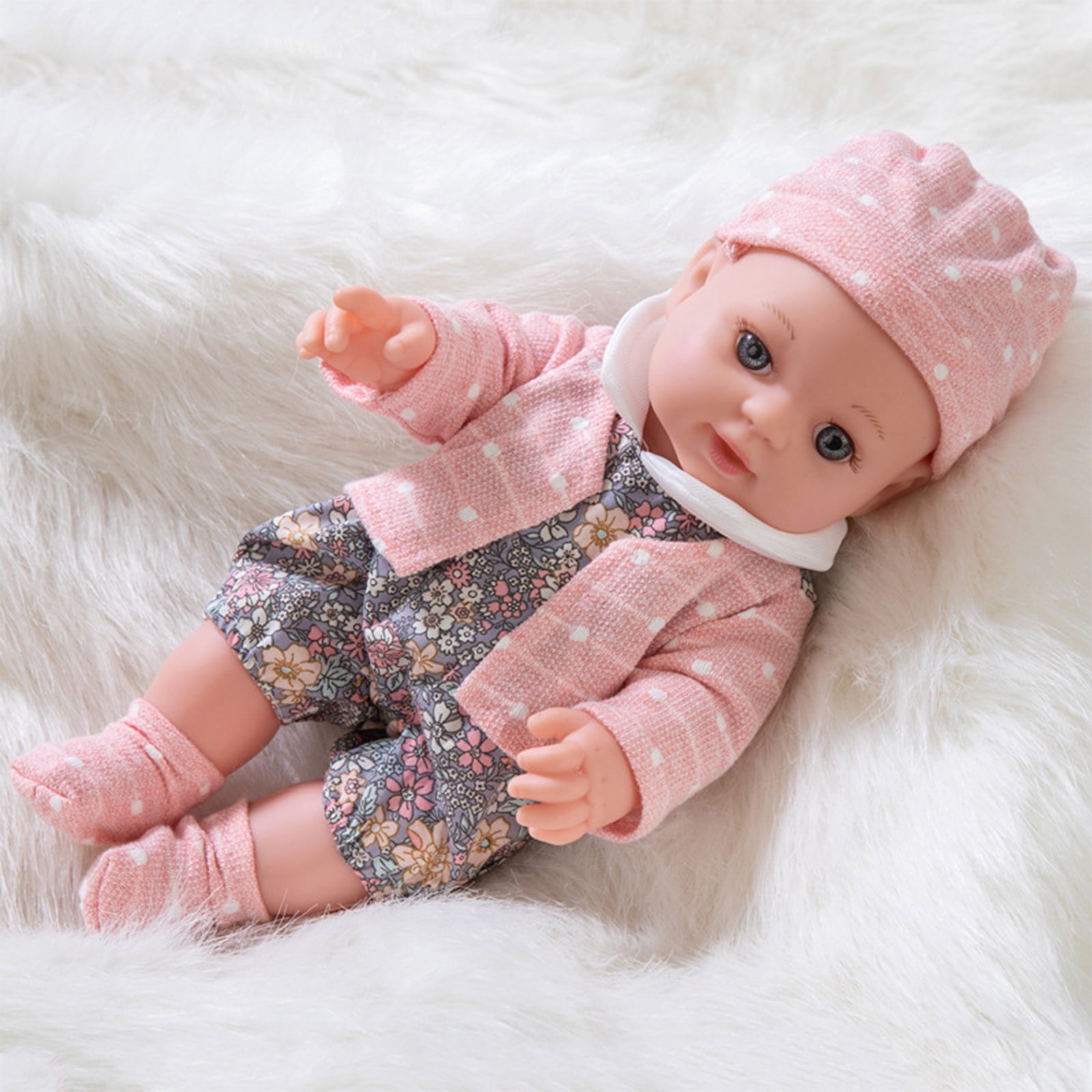 Chiccall Lifelike Reborn Baby Dolls 12Inch Baby Soft Body RealisticNewborn Baby Dolls Full