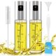 thumbnail image 1 of Conjunto de 2 rociadores de aceite, rociadores de aceite, botellas de spray de aceite con cepillo de limpieza de tubos y embudo para cocinar, barbacoas, asar, pasta, ensaladas, hornear, 100 Feliz Sencillez, 1 of 5