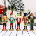 thumbnail image 2 of Suite 5 Pack 8 66 Inch Traditional Wooden Ornaments Festive Christmas Tree, 2 of 5