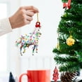 thumbnail image 2 of Niusricy Christmas Tree Ornament, Acrylic Animal Ornament Christmas Hanging Ornament Portable Seasonal Decor Holiday Gift, 2 of 5
