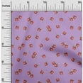 thumbnail image 1 of oneOone Georgette Viscose Fabric Pomegranate Fruit Print Fabric by The Yard 42 Inch Wide, 1 of 4