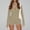 Khaki, variant on Outfits for Women 2 Piece Sets High Waisted Seamless Shorts Crop Top Jacket Gym Yoga Outfit Stretchy Sports Set