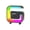 Black, variant on White Colorful Mood Light Bluetooth Speaker With Wireless Charger Digital Alarm Clock 3-In-1 Nightstand Speaker For Bedroom Home Office
