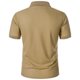 thumbnail image 3 of pstuiky Camisas de manga corta para hombre, Camisa de manga corta con cuello vuelto, versátil, de color liso y estilo informal para hombre camisas casuales para hombre xxxl, 3 of 5
