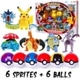thumbnail image 3 of Figura de acción de Pokémon Ball Variant, modelo de Pikachu, Jenny, Tortuga, monstruos de bolsillo, regalos para niños y niñas, 3 of 4